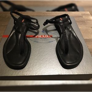 Authentic 💯 Prada Strap Sandals